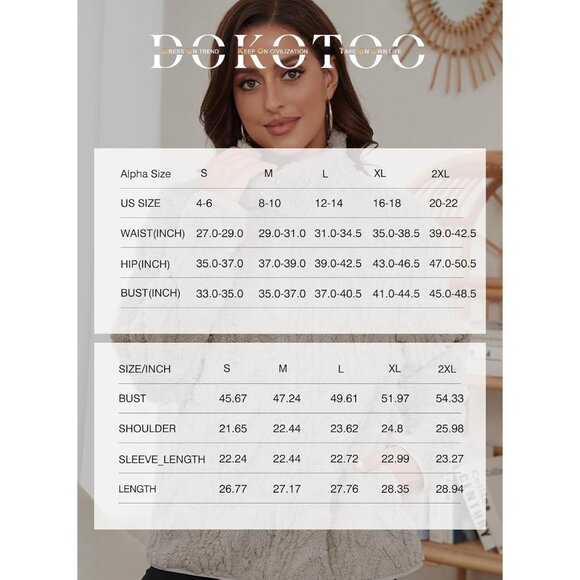 Women's Orchid Petal Fleece Jacket 2026 Zipper Stand Collar Casual Coat - Picture 5 of 5